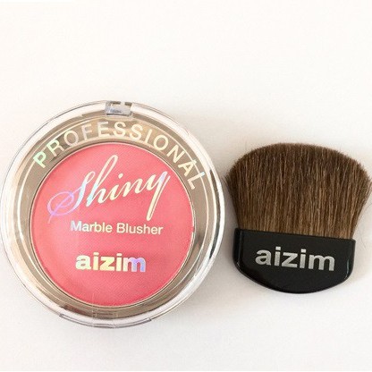 PHẤN MÁ HỒNG AIZIM - Professional Marble Blusher ( HỘP BẠC )