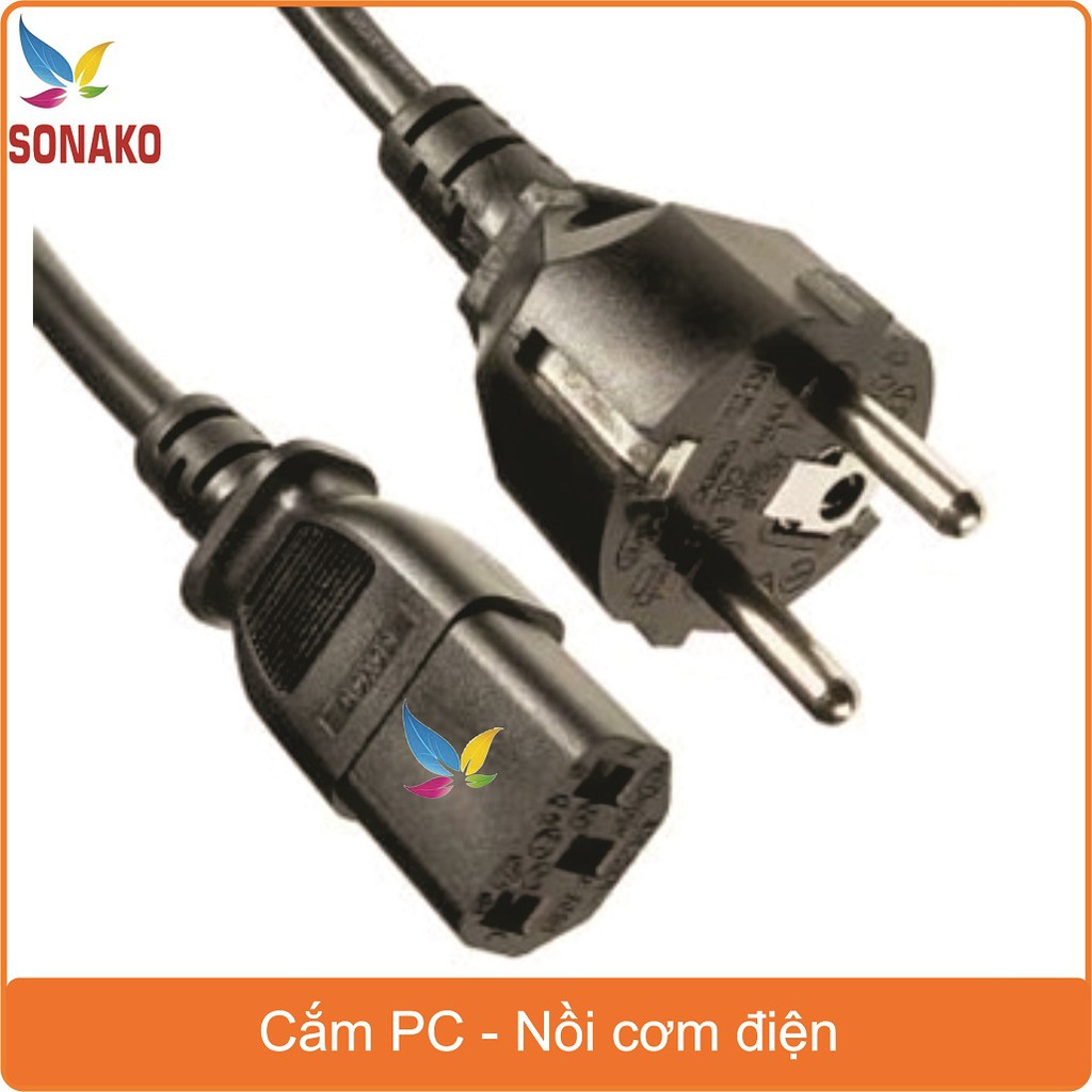 Dây Nguồn PC - Màn Hình Máy Tính - Nồi Cơm Điện Sonako