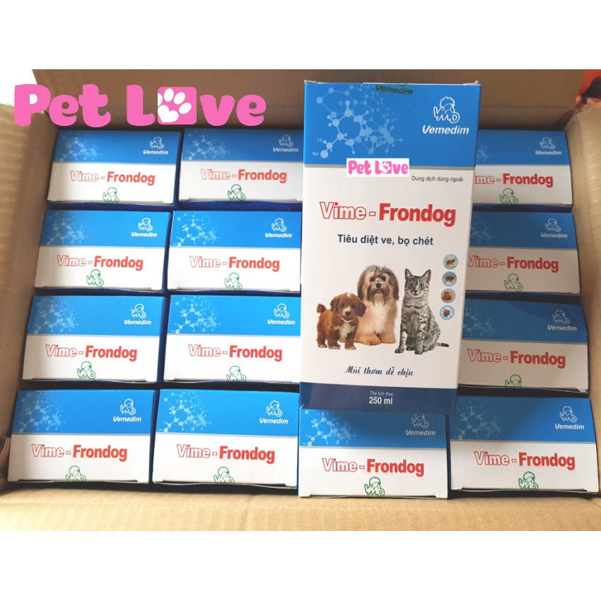 Vime Frondog diệt ve rận, bọ chét chó mèo