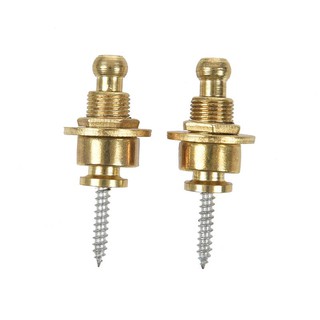 Set 2 dây khóa chống trượt mạ vàng chuyên dụng cho đàn guitar bass