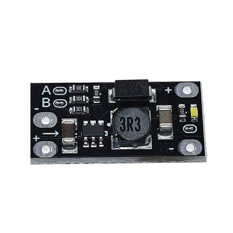 SHAS Multifunctional DIY Mini DC-DC Lithium Battery Boost Module Step Up Board Converter 3.7V to 12V Voltage Regulator Adjust 5V/8V/9V LED Indicator