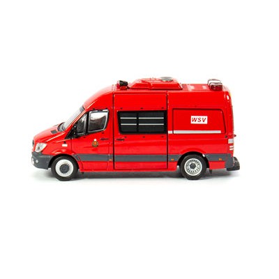 Tiny microshadow 81 # Xe Sửa chữa kỹ thuật tại Trạm Cứu Hỏa Sprinter Mercedes 1/76