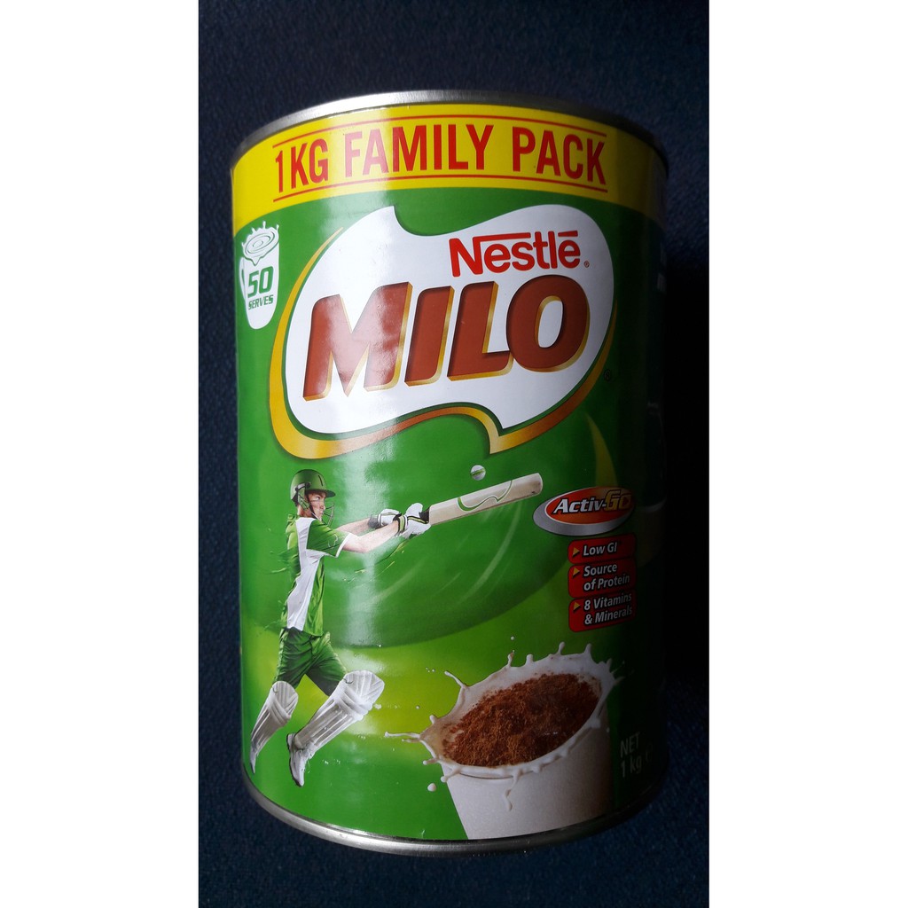 Milo Úc hộp 750g, 1 Kg, 1.25kg date 2021