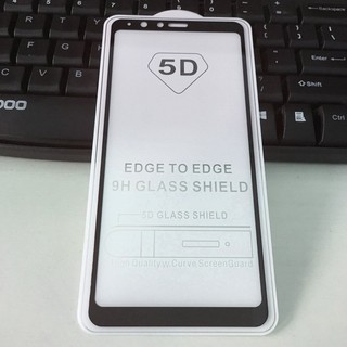 Miếng dán 5D Full màn cho Samsung Galaxy A8 Star - Đen