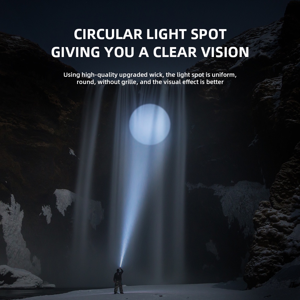 Đèn pin siêu sáng SUPERFIRE A12 có thể sạc lại bằng hợp kim nhôm chuyên dụng