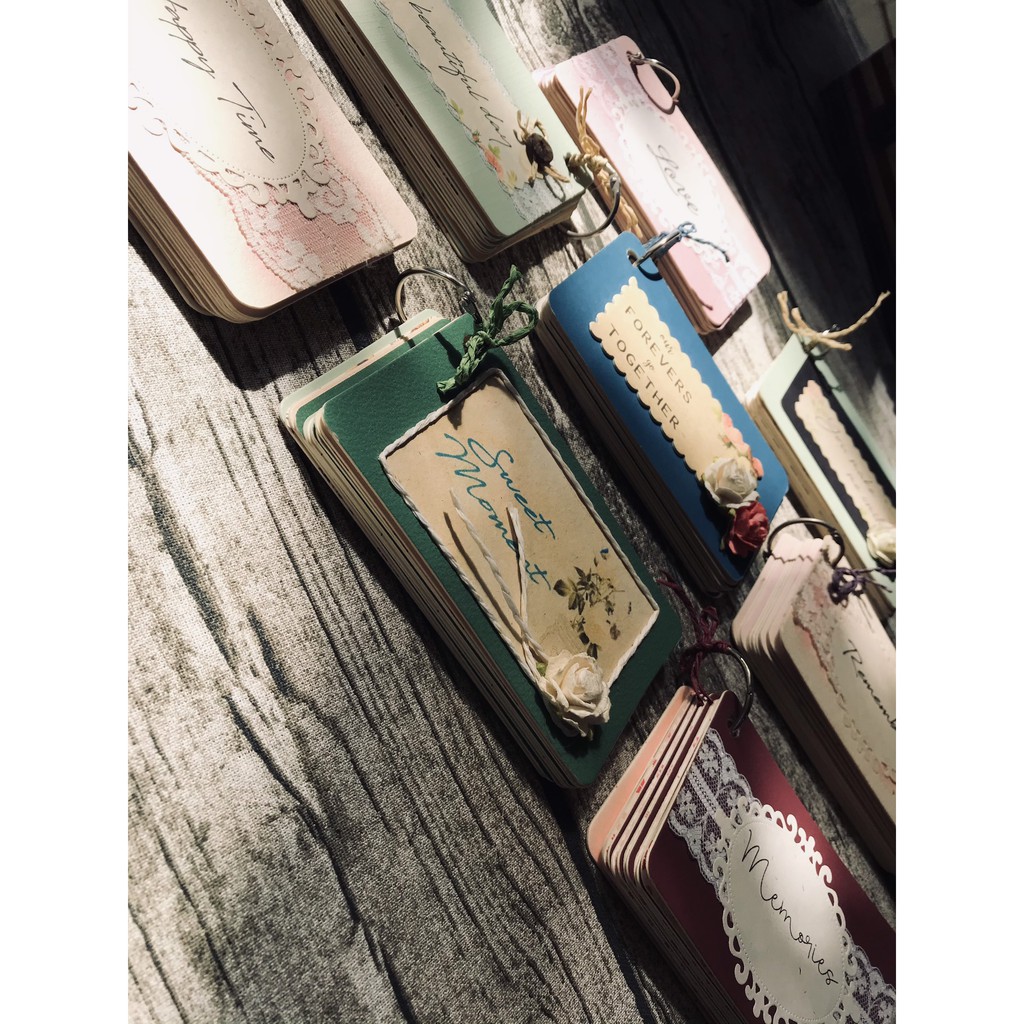 Album Loại Nhỏ Dán Ảnh Đơn Giản, Trang Trí Thủ Công