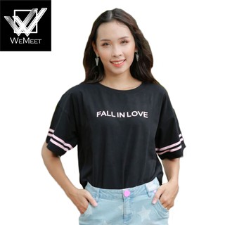 WEMEET Áo phông nữ fall in love