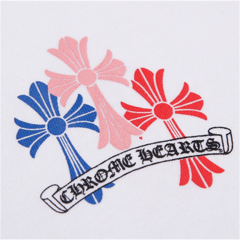 Áo Hoodie Cotton Plus Size M-XXL In Hình Chrome Hearts Cổ Điển Thời Trang Cho Nam Nữ