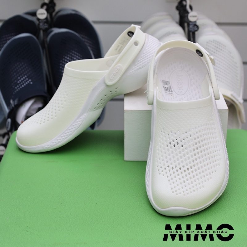 Dép Sục Nam Nữ Literide Gắn Chữ Trắng Full Cực Êm Mềm Nhẹ, Bền Đẹp, Full Box Xịn Xò