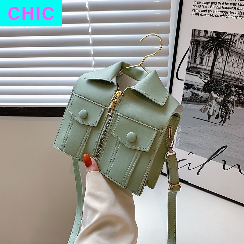 Túi Đeo Chéo Hình Vuông Cỡ Nhỏ Phối Dây Xích Thời Trang Mùa Xuân Phong Cách Mới Cho NữWomen's Fashion Bags & Ladies bag