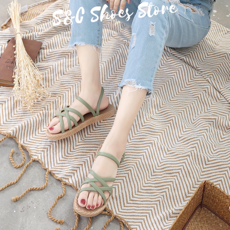 Dép Sandal Nhựa Chống Thấm Nước Thoải Mái Hai Chiều Chất Lượng Cao Thoải Mái Thời Trang Dành Cho Bạn Nữ