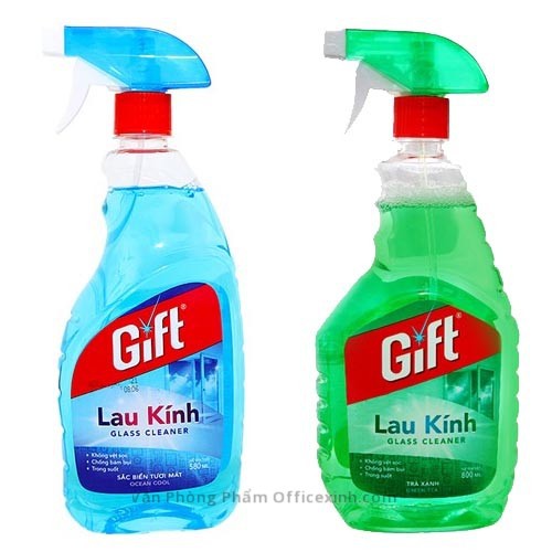 Nước Lau Kính Gift Hương Biển Tươi Mát - Chai 580ml