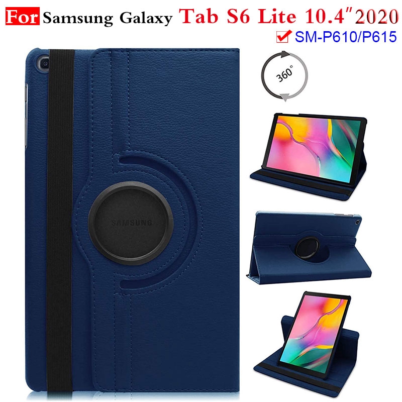 Bao da máy tính bảng thích hợp cho iPad Samsung Galaxy Tab S6 Lite 10.4 inch 2020 P610 P615 360