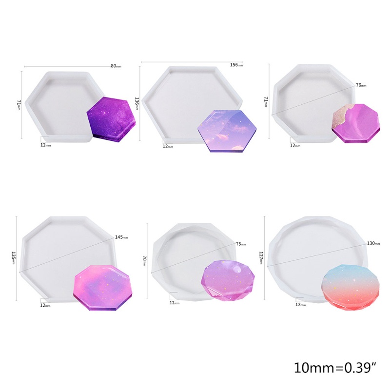 Khuôn Silicone Làm Đế Lót Ly Tiện Dụng