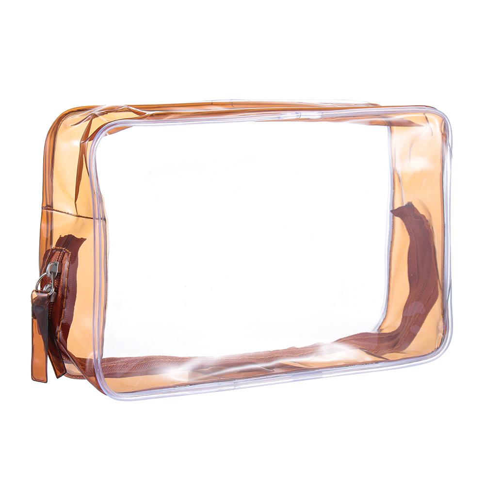 (Hàng Mới Về) Túi Đựng Đồ Trang Điểm Bằng Pvc Trong Suốt Chống Nước Thân Thiện Với Môi Trường