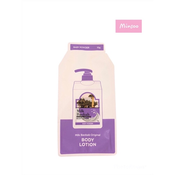 Sample Lotion hương nước hoa Milk Baobab