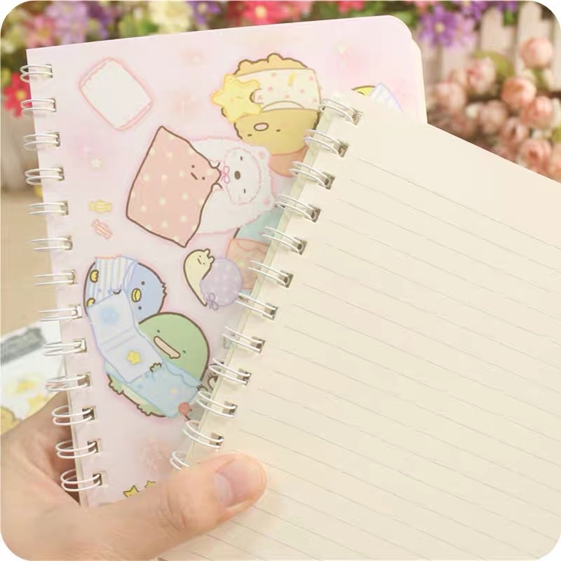 SỔ NOTEBOOK LÒ XO GẤU SUMIKKO GURASHI NHẬT SIÊU ĐÁNG YÊU DÀY DẶN