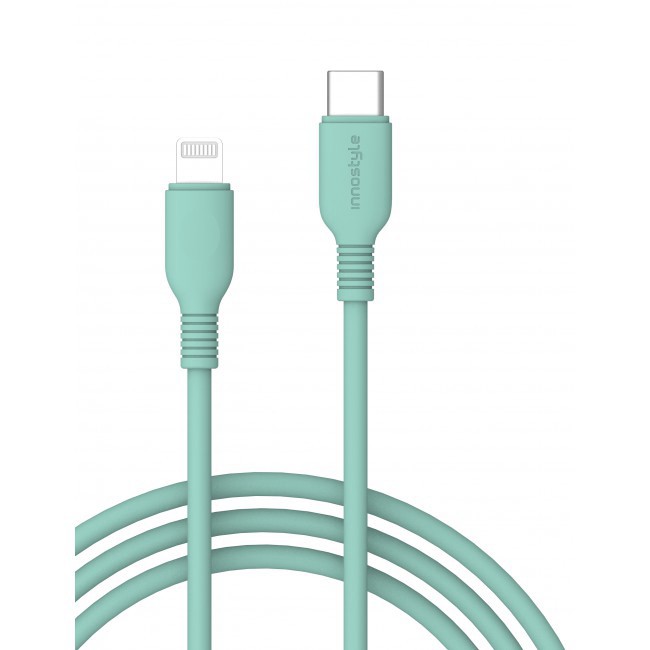 Cáp sạc nhanh Innostyle Jazzy USB-C to Lightning MFI 1.2m