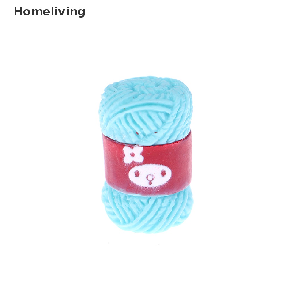 Set 5 Quả Bóng Len Mini Tỉ Lệ 1: 12 Dùng Để Trang Trí Nhà Búp Bê