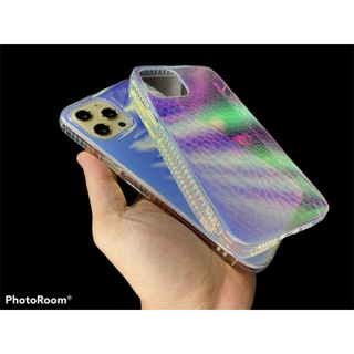 Ốp lưng 11 Pro Max Max  - 12 Pro Max Likgus phản Quang đổi màu theo từng ánh nhìn 2 mẫu trơn & Vân da cá sâu siêu đẹp