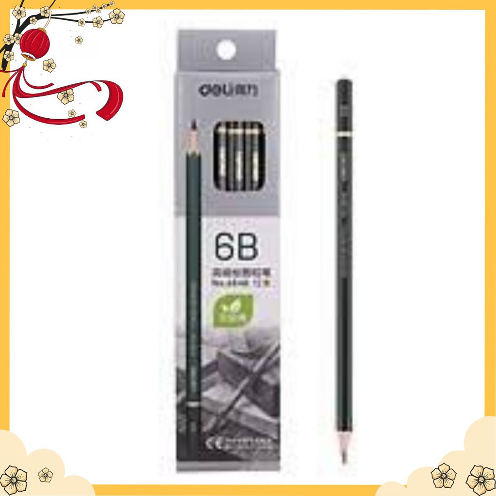 Bút Chì Gỗ Deli 4B/5B/6B (1c)