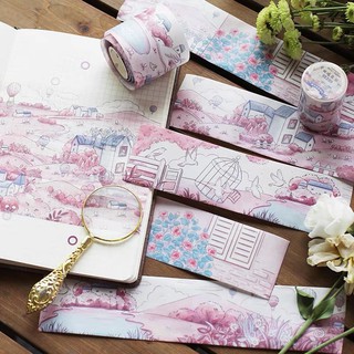 Washi tape phong cảnh chiết