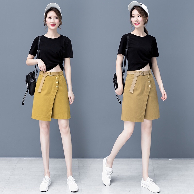 quần giả váy lửng chữ A hàng quảng châu , chất liệu đẹp vải mềm | BigBuy360 - bigbuy360.vn