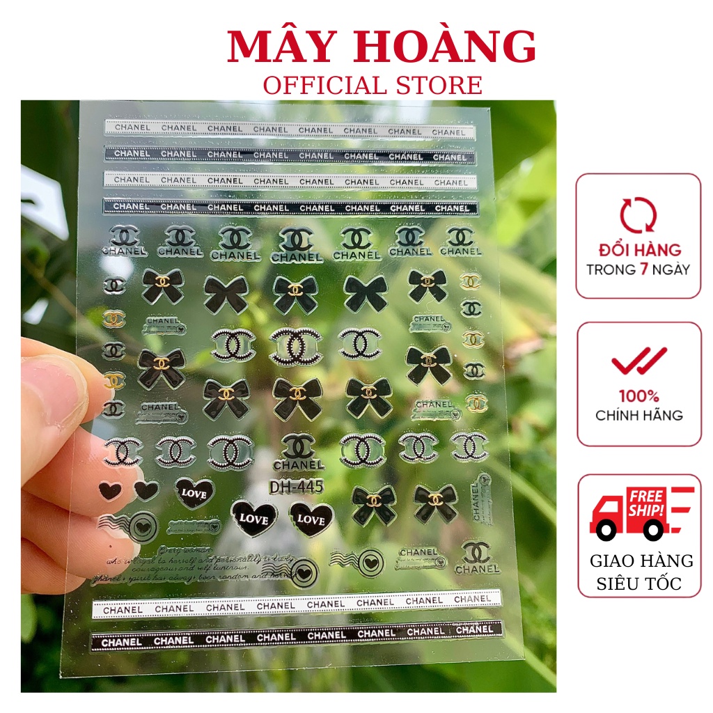 Sticker thương hiệu mã DH-445