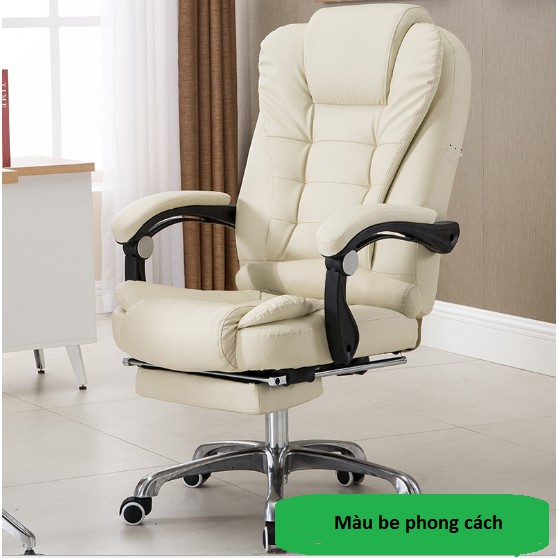Ghế văn phòng massage 7 điểm, ngả lưng, gác chân | BigBuy360 - bigbuy360.vn