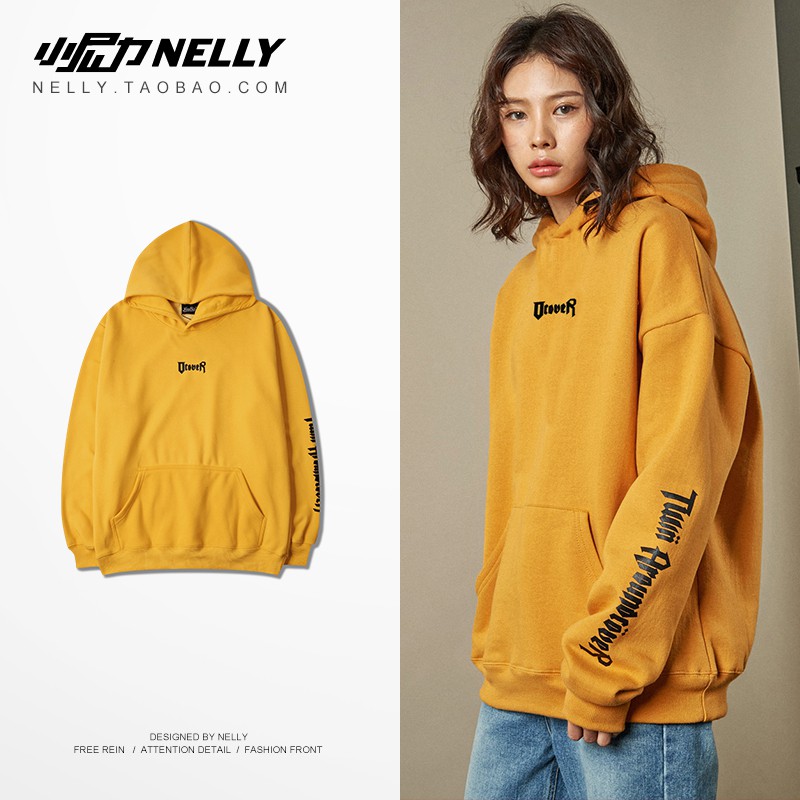 Áo hoodie dài tay nỉ lót nhung Nelly