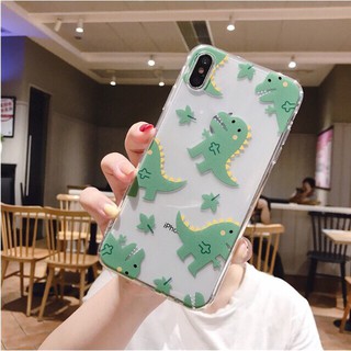 Ốp iphone - op lưng M542 khung long chibi
