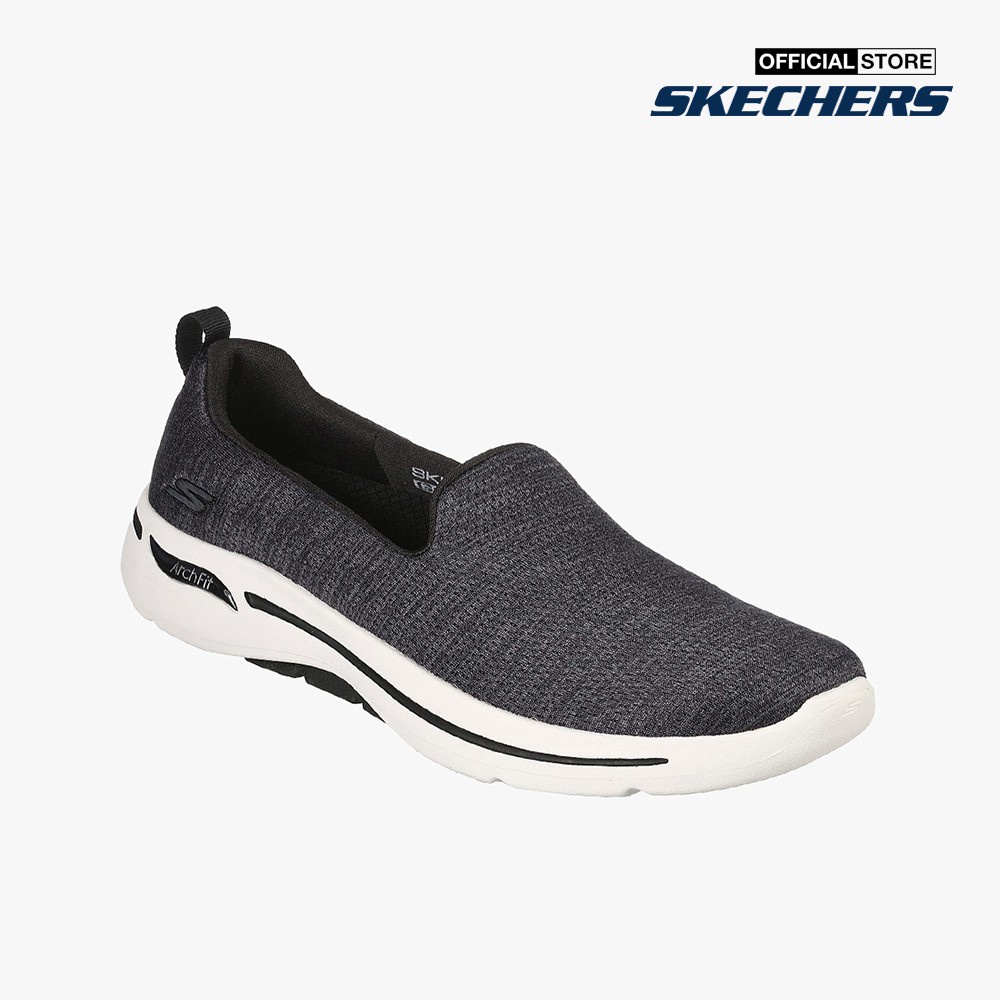 SKECHERS - Giày slip on nữ GOwalk Arch Fit Unlimited Time 124480-BKW
