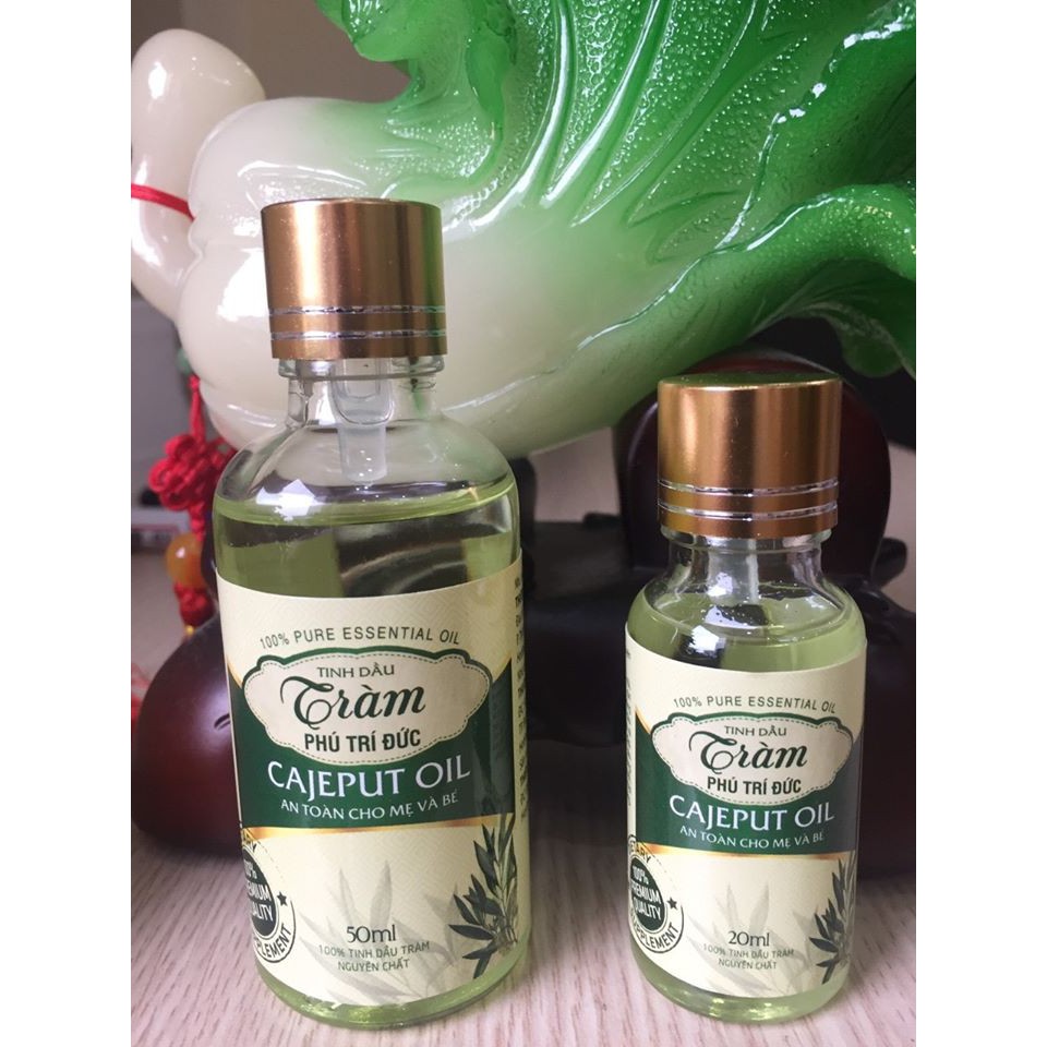 Tinh dầu Tràm Huế tự nhiên Cajeput Oil, trị muỗi đốt, tắm bé