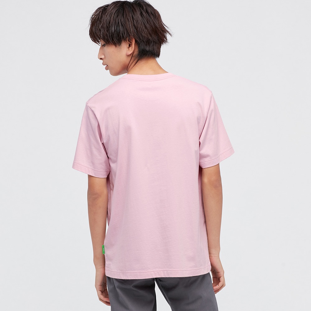 LINE FRIENDS Uniqlo Áo Thun Tay Ngắn In Hình Bạn Bè Cho Cặp Đôi / Nam