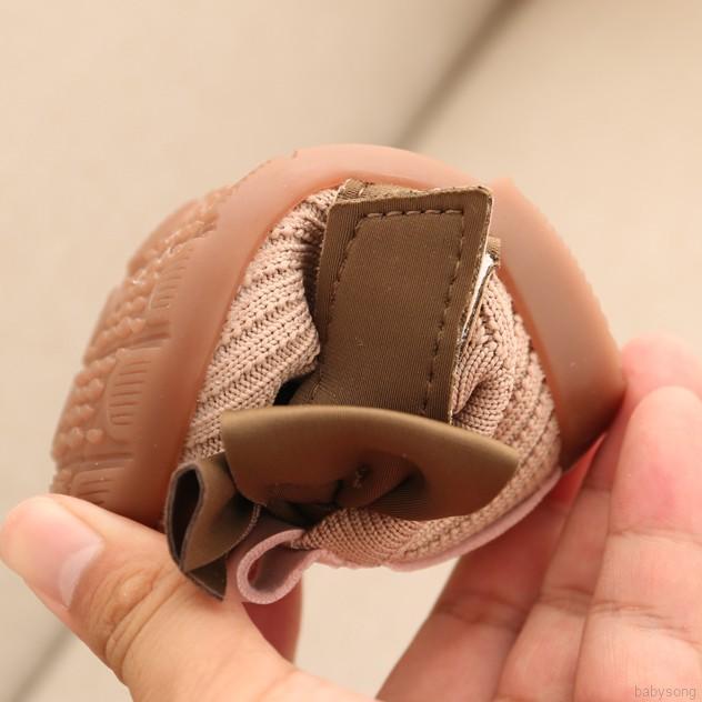 Giày búp bê đính nơ phong cách xinh xắn cho bé gái