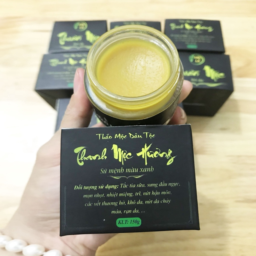 Cao Lá Bôi Da Thuần Mộc Thanh Mộc Hương 150gr Làm Mờ Các Vết Sẹo, Nứt Nẻ, Bong Tróc Da