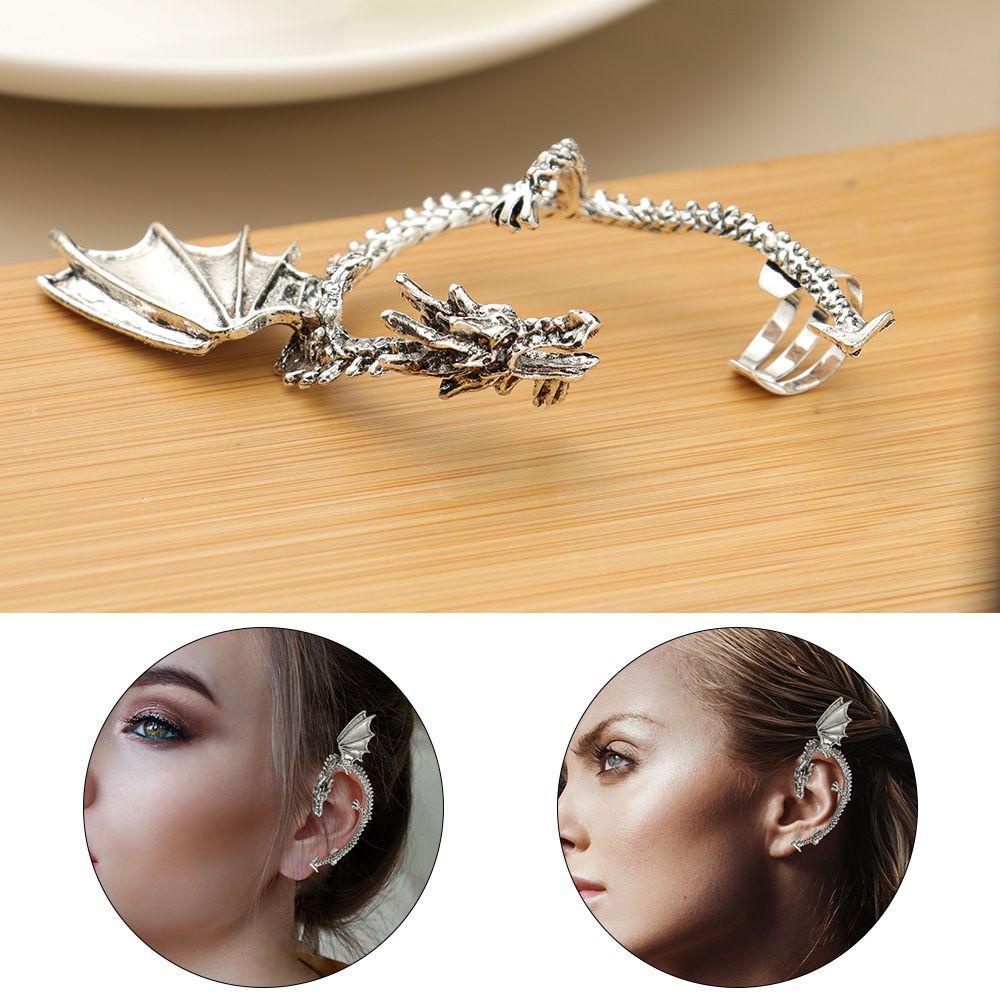 Bông Tai Dạng Kẹp Bằng Hợp Kim Kẽm Thời Trang Cho Nữ