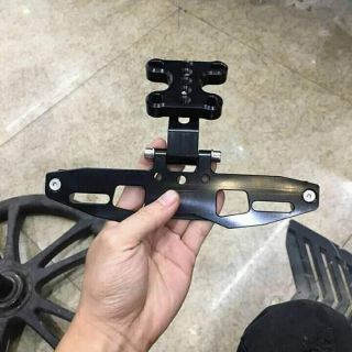 Pad biển gập nhôm CNC gắn mọi loại xe