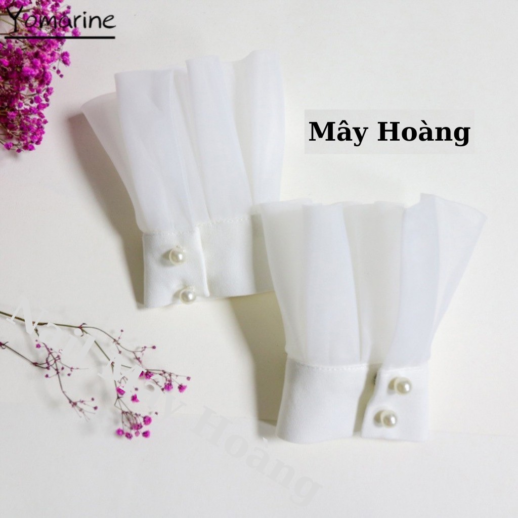 Ống tay áo chụp ảnh nail sang chảnh