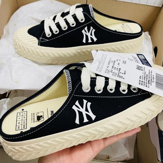 ĐỦ SIZE / BAO AUTH - Giày MLB Mule NY Đạp Gót - GIẦY HÀNG CHÍNH HÃNG