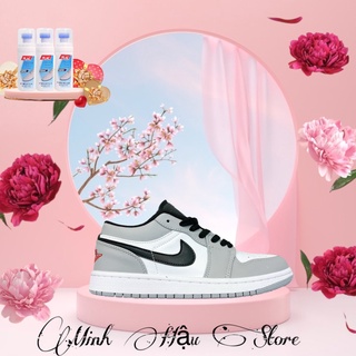 giày Jordan xám đen smoke thấp cổ cao cấp