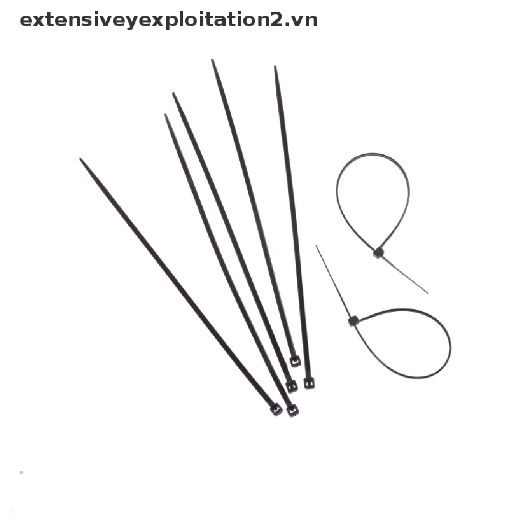 Túi 100 dây rút bằng nylon 3X150MM nhiều màu