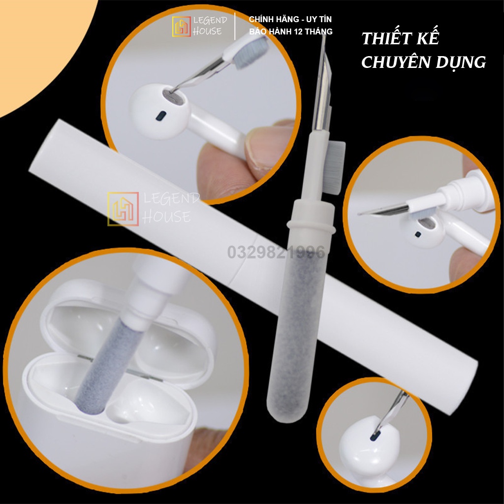 Bút vệ sinh airpod , tai nghe bluetooth đa năng làm sạch airpods điện thoại/máy ảnh máy tính mọi ngóc ngách