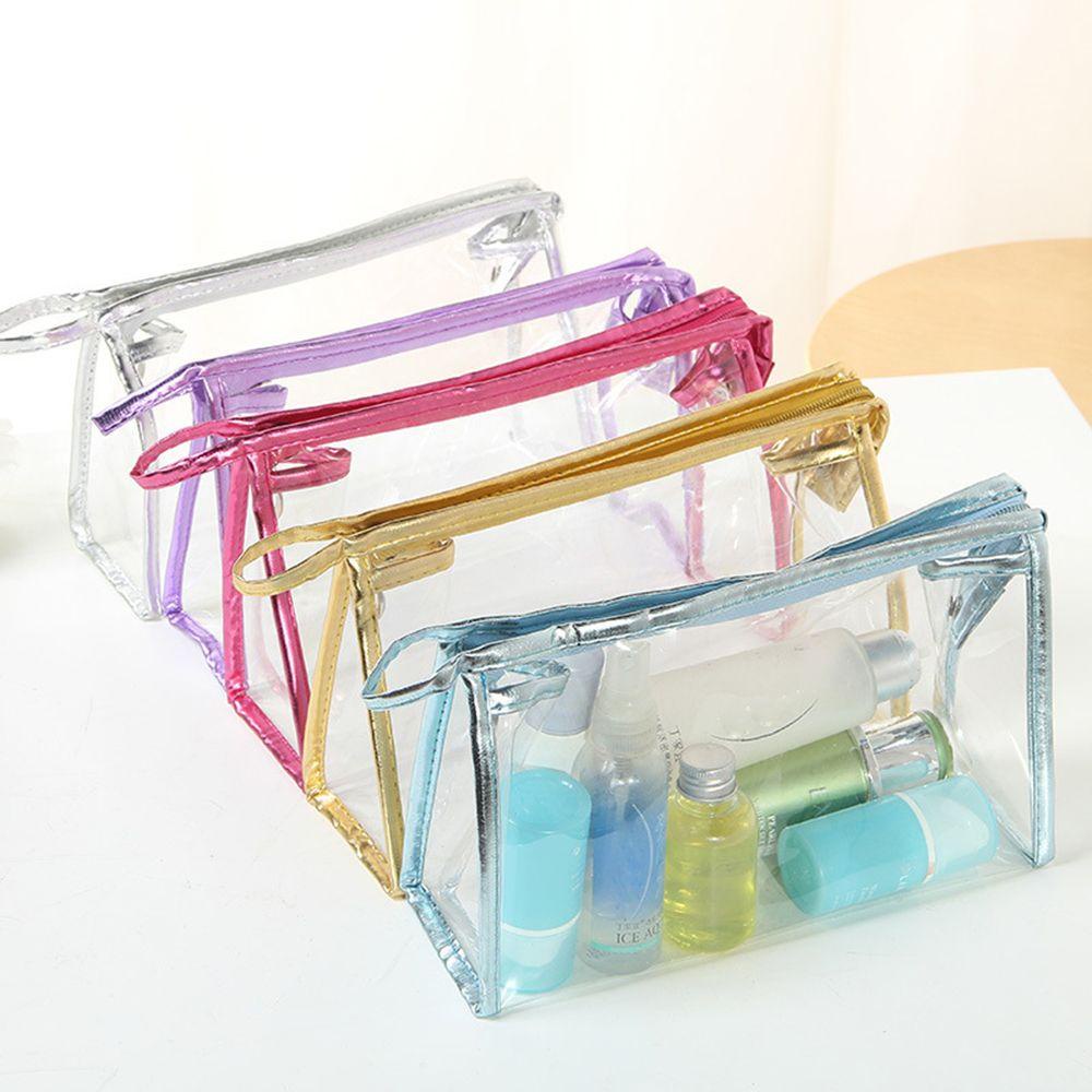 Túi Nhựa PVC Đựng Đồ Trang Điểm Tiện Dụng Khi Đi Du Lịch