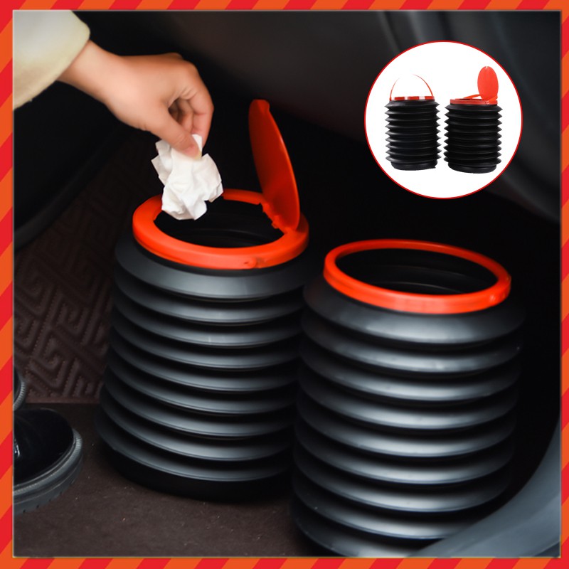 【4L】MULTIPURPOSE FOLDABLE CAR TRASH BIN UNIVERSAL myvi kancil axia wira alza bezza waja