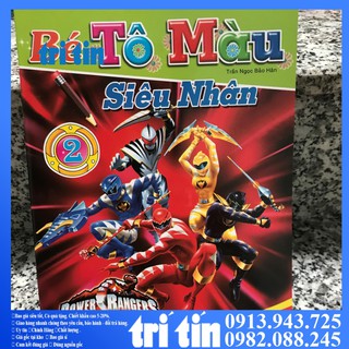 BÉ TẬP TÔ MÀU SIÊU NHÂN