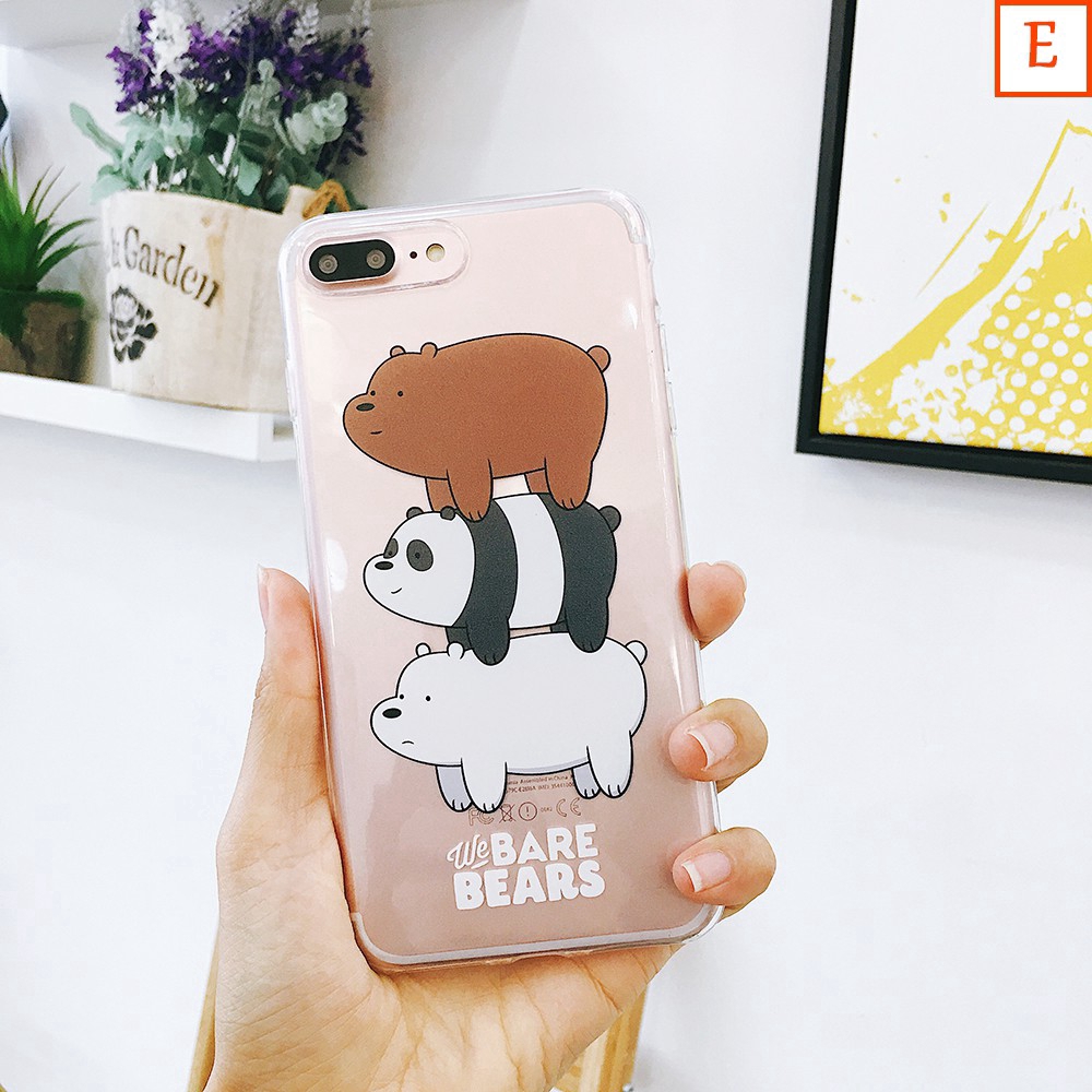 Ốp iphone Ốp điện thoại mềm họa tiết gấu đáng yêu cho Iphone 6s 7 8 plus X XR XS MAX 11 pro max 7plus 8plus se 2020 | BigBuy360 - bigbuy360.vn