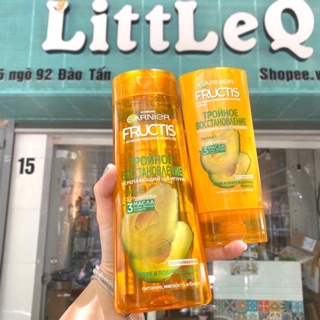 Bộ dầu gội xả GARNIER Fructis của Nga (HSD 2022)