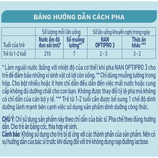 Sữa Bột Nestlé NAN OPTIPRO HM-O 3 900g (hộp móp nhưng không ảnh hưởng chất lượng sữa)