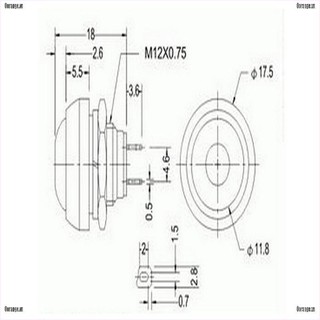 1 Công Tắc on / off mini Chống Thấm Nước